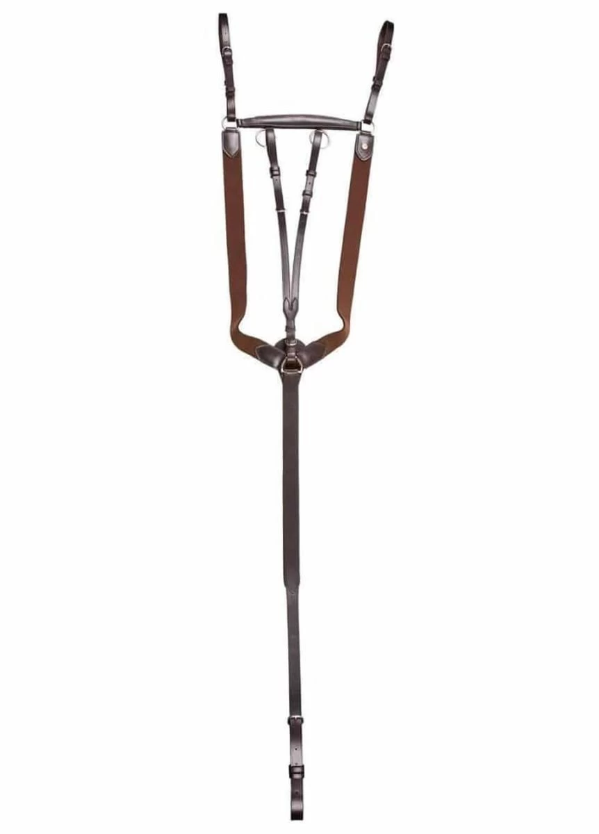 Albion Elastic Breastplate - Brown 3 Albion Elastic Breastplate - Brown