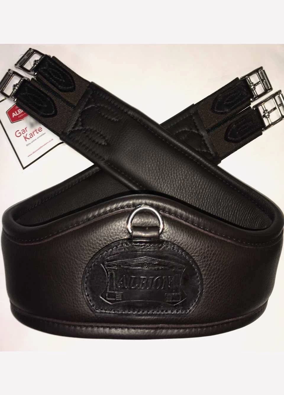 Albion New Long Girth With D-Ring - Brown 4 Albion New Long Girth With D-Ring - Brown - Image 2