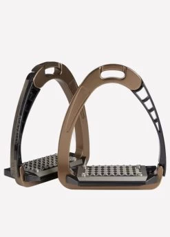 Acavallo Arena AluPro Stirrups - Brown