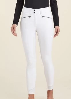 Ariat Tri Factor Bellatrix Full Seat Grip Breech - White