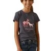 Ariat Youth Cuteness T-Shirt - Periscope 2 Ariat Youth Cuteness T-Shirt - Periscope -Equestrian Riding Equipment Store ariat cuteness periscope 1rdy