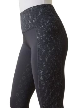 Ariat EOS Lumina Full Seat Tights - Ebony -Equestrian Riding Equipment Store ariat eos lumina fs tight ebony 3rdy