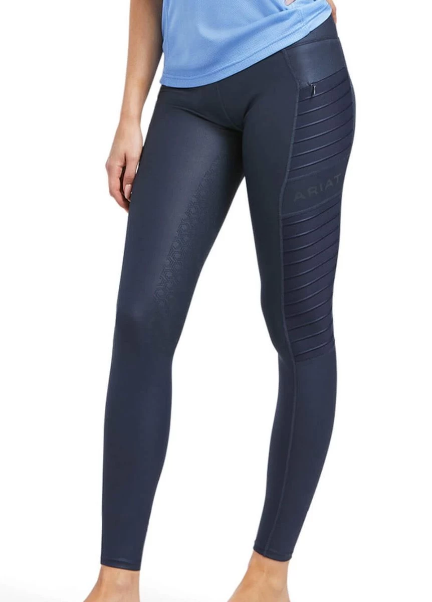 Ariat EOS Moto Full Seat Tights - Blue Nights 3 Ariat EOS Moto Full Seat Tights - Blue Nights