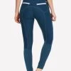 Ariat Womens Heritage Elite Grip Full Seat Breeches - Petroleum -Equestrian Riding Equipment Store ariat heritage petrol 2