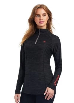 Ariat Laguna 1/4 Zip Top - Charcoal Grey