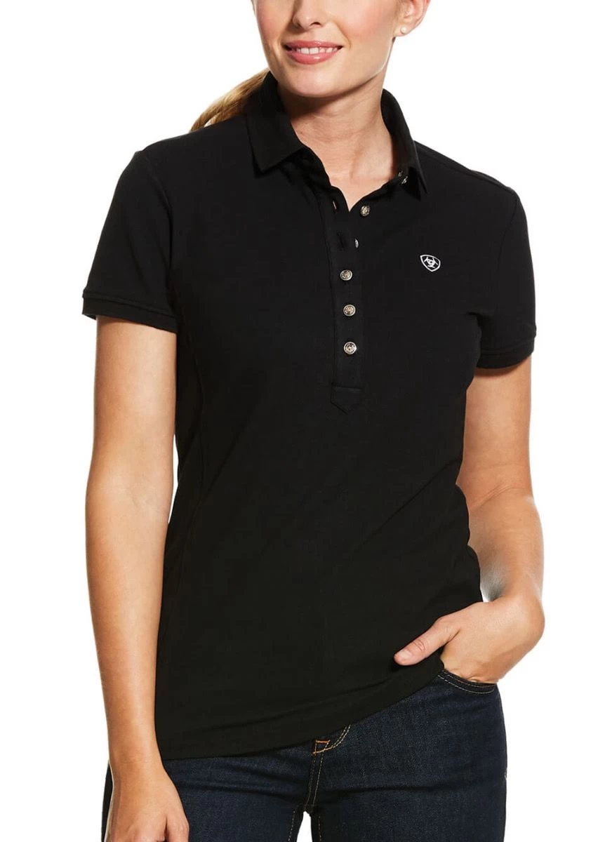 Ariat Prix 2.0 Polo - Black 3 Ariat Prix 2.0 Polo - Black