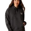 Ariat Rabere Hoodie - Charcoal -Equestrian Riding Equipment Store ariat rabere charcoal 1rdy