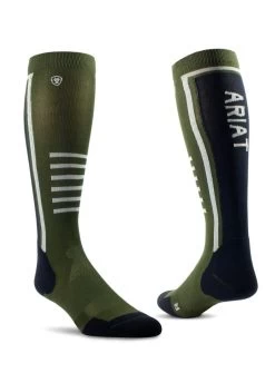 AriatTEK Slimline Performance Socks - Beetle/Black
