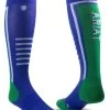 AriatTEK Slimline Performance Socks - Mazarine Blue/Pool 1 AriatTEK Slimline Performance Socks - Mazarine Blue/Pool -Equestrian Riding Equipment Store ariat socks mazarine blue 1rdy