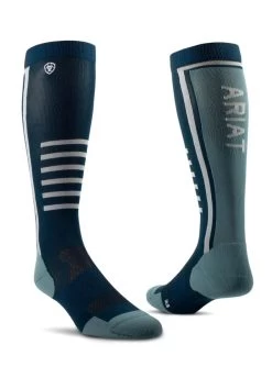 AriatTEK Slimline Performance Socks - Reflecting Pond/Arctic