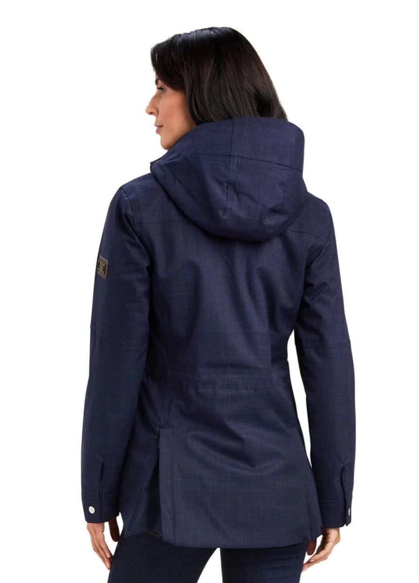 Ariat Sterling Parka - Navy Heather 4 Ariat Sterling Parka - Navy Heather - Image 2