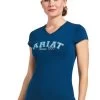 Ariat Since 1993 SS TShirt - Blue Opal -Equestrian Riding Equipment Store ariat tshirt blue opal 1rdy