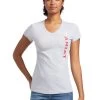 Ariat Vertical Logo T-Shirt - Heather Grey 2 Ariat Vertical Logo T-Shirt - Heather Grey -Equestrian Riding Equipment Store ariat vertical logo heather 1rdy