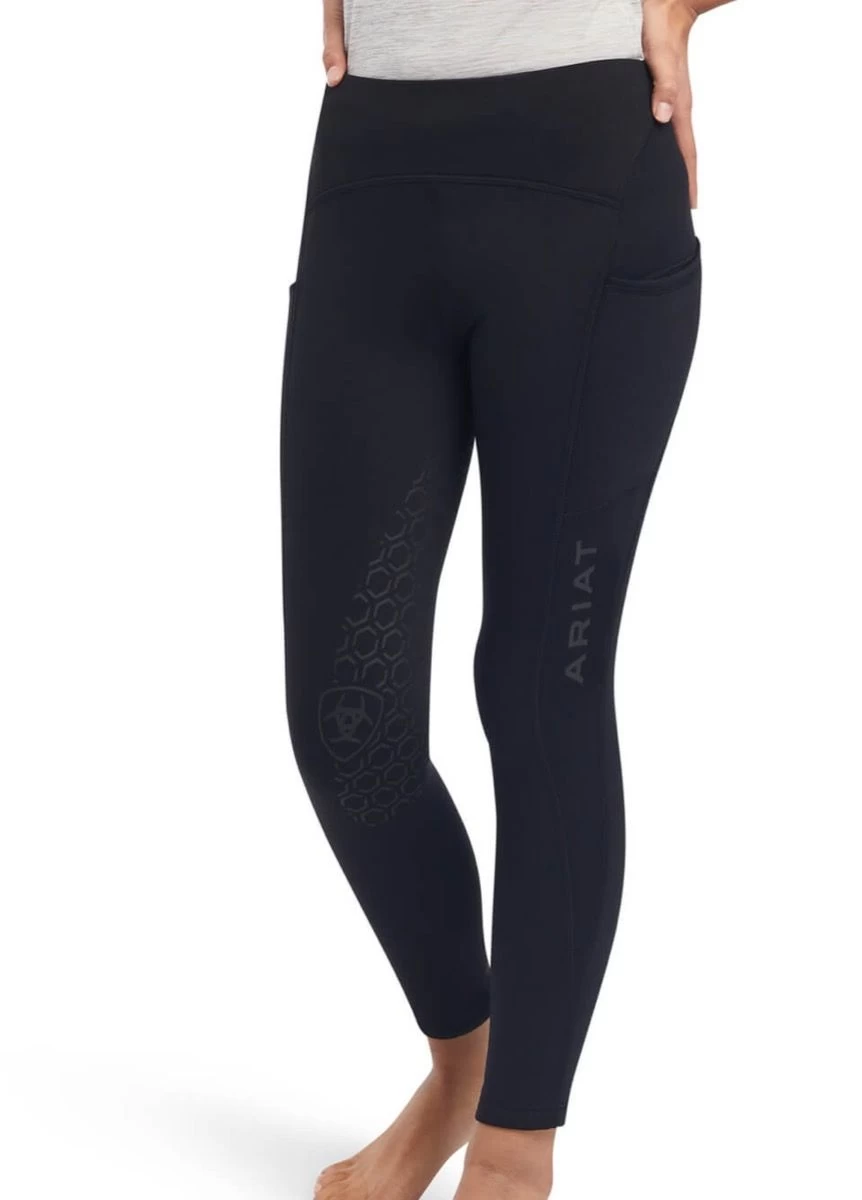 Ariat Kids Venture Thermal TIghts - Black 3 Ariat Kids Venture Thermal TIghts - Black