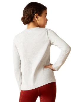 Ariat Youth Winter Fashions T-Shirt - Heather Grey -Equestrian Riding Equipment Store ariat yth winter heather 2rdy