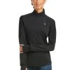 Ariat Facet Base Layer - Black -Equestrian Riding Equipment Store ariatfacetlsbaseblackrdy