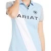 Ariat Taryn Polo - Blue Bell -Equestrian Riding Equipment Store ariattarynbluebell2rdy
