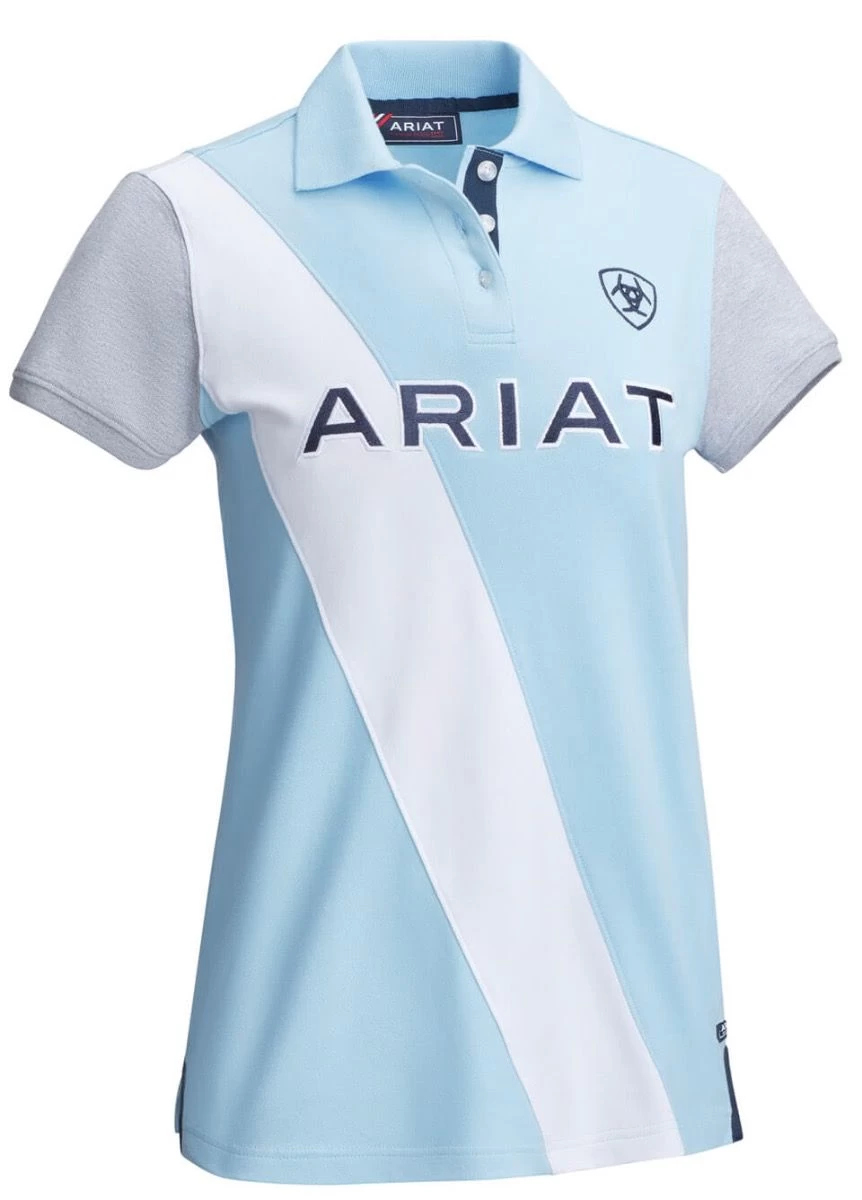 Ariat Taryn Polo - Blue Bell 5 Ariat Taryn Polo - Blue Bell - Image 3