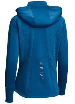 Ariat Wilde Full Zip Sweatshirt - Blue Opal -Equestrian Riding Equipment Store ariatwildeblueopal2rdy