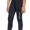 Ariat Kids EOS Full Seat Tights - Navy -Equestrian Riding Equipment Store ariatyouthnavyrdy