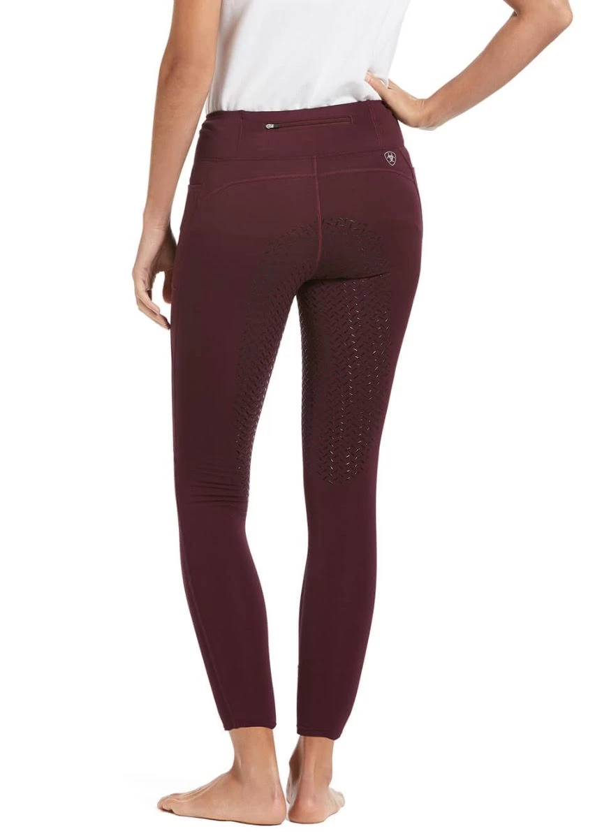 Ariat Attain Thermal Full Seat Tights - Winetasting 4 Ariat Attain Thermal Full Seat Tights - Winetasting - Image 2