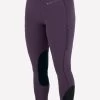 Noble Ladies Balance Softshell Riding Tights - Grape Royale -Equestrian Riding Equipment Store balancegrape