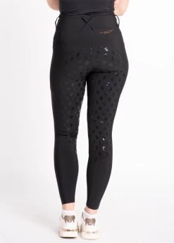 Blackfort Equestrian Everyday Active Riding Tights - Black/Rose 7 Blackfort Equestrian Everyday Active Riding Tights - Black/Rose -Equestrian Riding Equipment Store bf everyday blackrose 3rdy