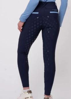 Blackfort Equestrian Training Tights - Navy/Corn Blue -Equestrian Riding Equipment Store blackfort training tight corn blue 3rdy