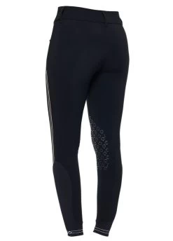 Cavalleria Toscana Embossed Silicone Stripe Breeches - Navy 9 Cavalleria Toscana Embossed Silicone Stripe Breeches - Navy -Equestrian Riding Equipment Store cavalleria toscana embossed breech navy 2rdy