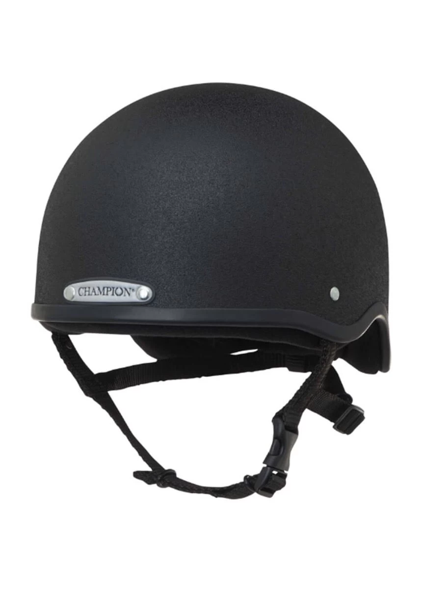 Champion Revolve Junior Plus Jockey Helmet - Black 4 Champion Revolve Junior Plus Jockey Helmet - Black - Image 2