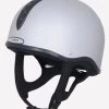 Champion Junior X-Air Plus Jockey Skull - Silver -Equestrian Riding Equipment Store champion xairhelmet plus silver