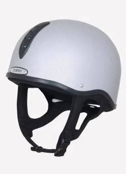 Champion Junior X-Air Plus Jockey Skull - Silver