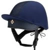 Charles Owen Harlow MS1 Pro Skull Helmet - Navy/Rose Gold -Equestrian Riding Equipment Store charles owen harlow navy rose 1rdy