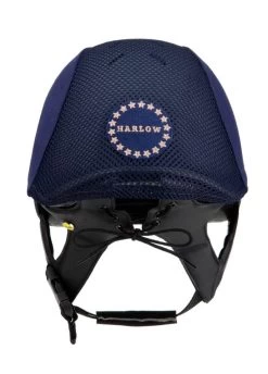 Charles Owen Harlow MS1 Pro Skull Helmet - Navy/Rose Gold -Equestrian Riding Equipment Store charles owen harlow navy rose 3rdy