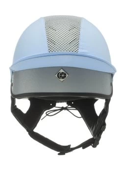Charles Owen This Esme JS1 Pro Riding Helmet - Silver -Equestrian Riding Equipment Store charlesowenesmesilver2rdy