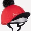 LeMieux Hat Silk - Chilli Red -Equestrian Riding Equipment Store chillisilk2