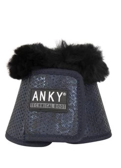 Anky Cimatrole Sheepskin Bell Boots - Dark Navy