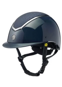 Charles Owen EQx Kylo MIPS Glossy & Sparkly Hat - Navy
