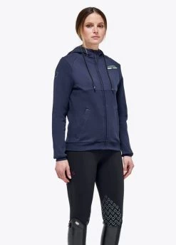 Cavalleria Toscana Pennant Piqué Hoodie - Navy