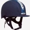 Champion Junior X-Air Dazzle Plus Riding Hat - Navy 2 Champion Junior X-Air Dazzle Plus Riding Hat - Navy -Equestrian Riding Equipment Store dazzlenavyrdy