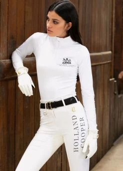 Holland Cooper Equestrian Equi Breeches - Optic White -Equestrian Riding Equipment Store equibrchmainrdy