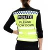 Equisafety Polite Hi Viz Waistcoat - Yellow -Equestrian Riding Equipment Store equihivizyellow1rdy