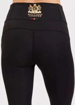 Holland Cooper Sport Legging - Black -Equestrian Riding Equipment Store equileggingsportblk2