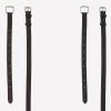Ps Of Sweden Flat Throatlash With Dark Stitches - Brown 1 Ps Of Sweden Flat Throatlash With Dark Stitches - Brown -Equestrian Riding Equipment Store flatthlashdkstitch 1