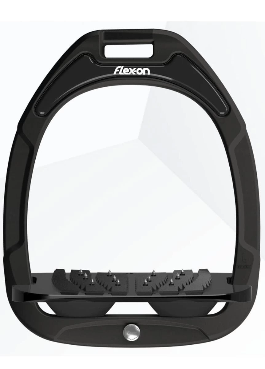 Flex-On Green Composite Stirrups - Black/Black 3 Flex-On Green Composite Stirrups - Black/Black