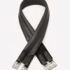 E. Jeffries Premier Elasticated Leather Girth - Black -Equestrian Riding Equipment Store fm 2012 04 06 06 55 44 44864