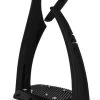 Freejump Soft'Up Pro+ Stirrups - Black/Black 2 Freejump Soft'Up Pro+ Stirrups - Black/Black -Equestrian Riding Equipment Store freejump softup pro plus black 1rdy