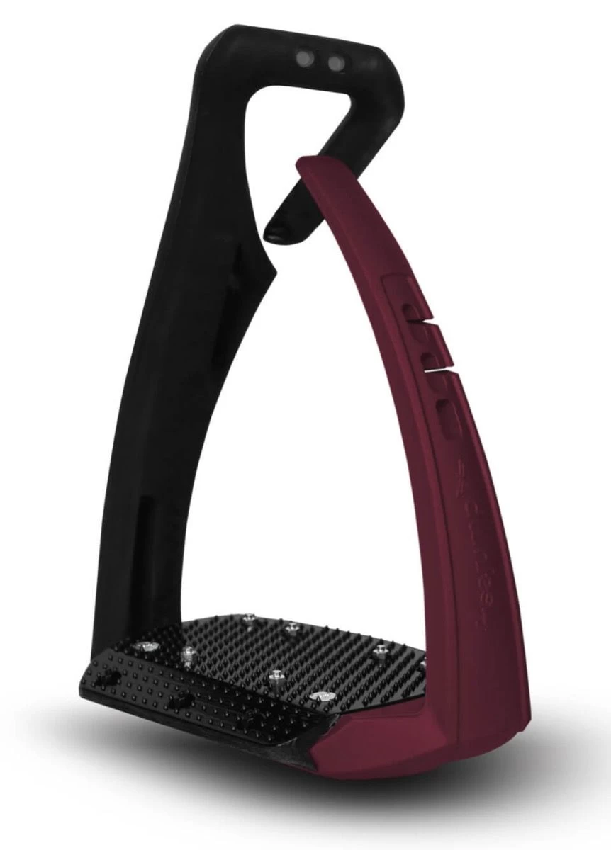 Freejump Soft'Up Pro+ Stirrups - Black/Bordeaux 3 Freejump Soft'Up Pro+ Stirrups - Black/Bordeaux
