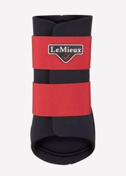 LeMieux Grafter Brushing Boots - Chilli Red -Equestrian Riding Equipment Store graftchilli1