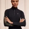 Holland Cooper Halcot Thermal Base Layer - Black -Equestrian Riding Equipment Store hc halcot base black 1rdy